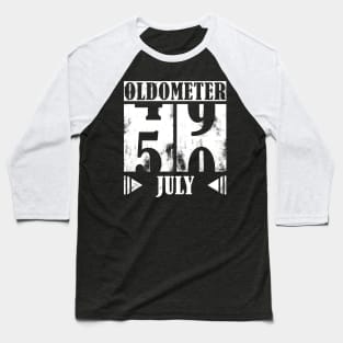 Oldometer 50th Birthday - July Baseball T-Shirt